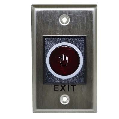 botón no touch para control de acceso